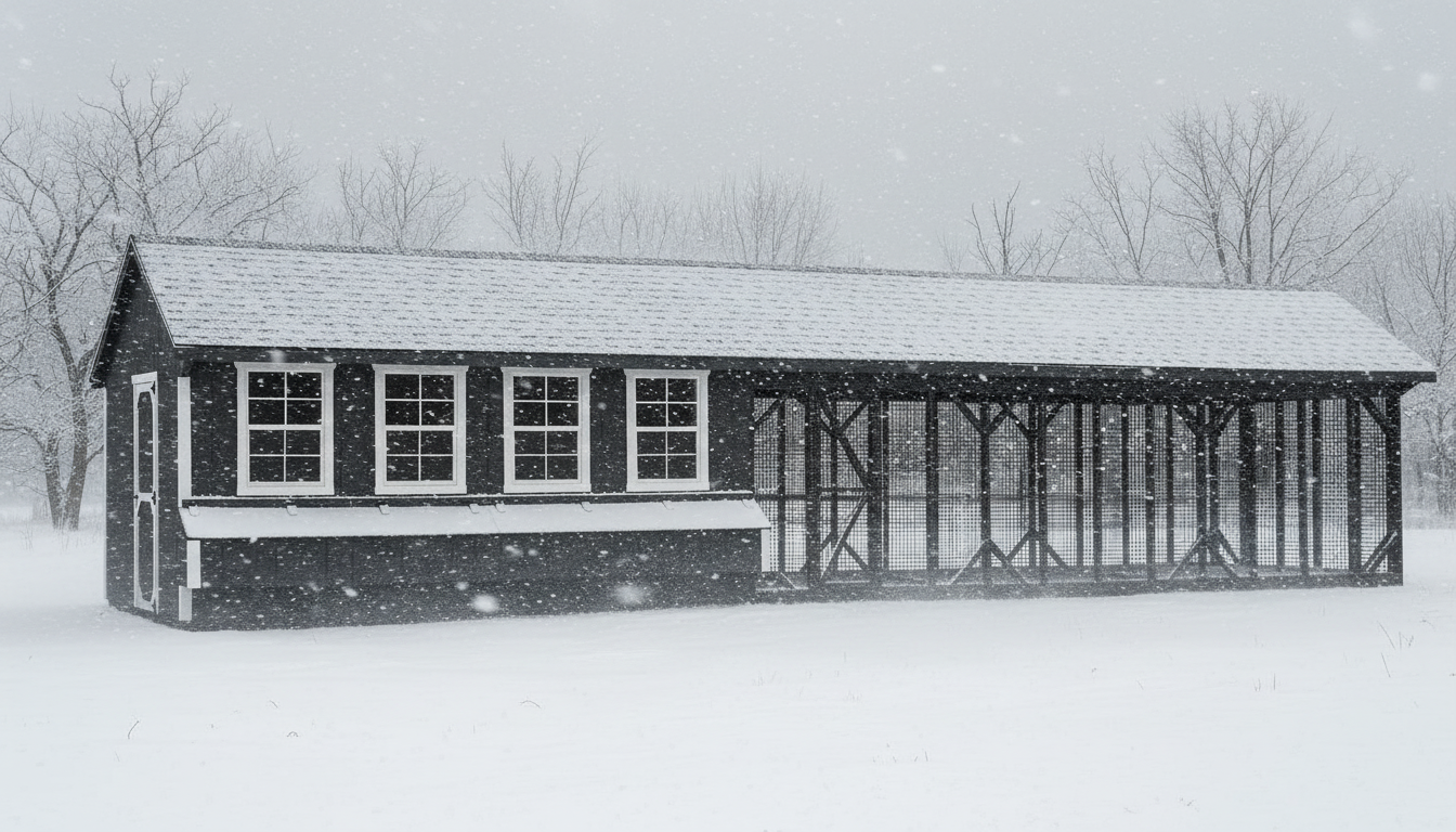 Safe Heating, Ventilation & Deep Litter Tips for Winter Chicken Coops