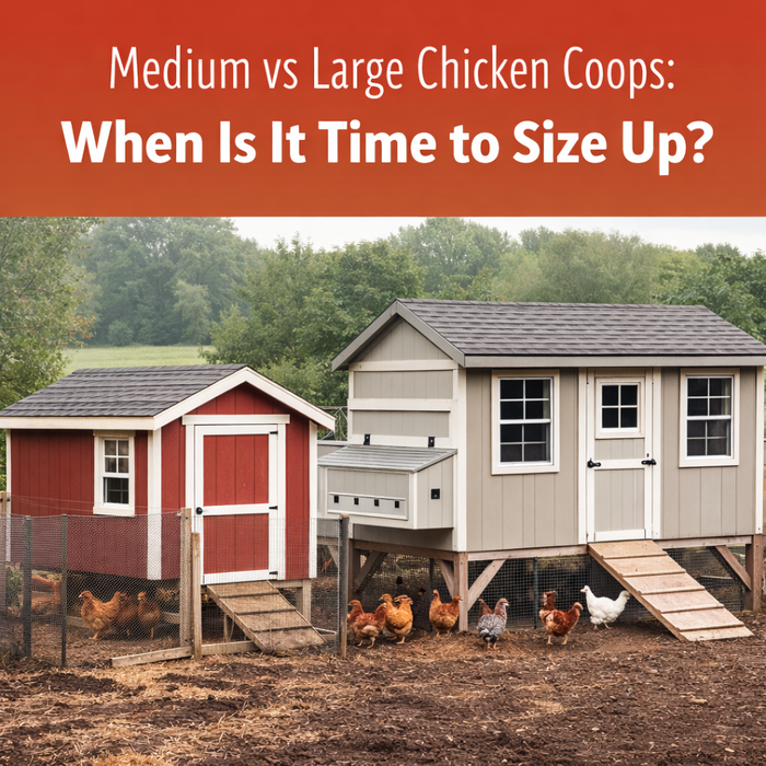 Medium vs Large Chicken Coops: When Is It Time to Size Up?