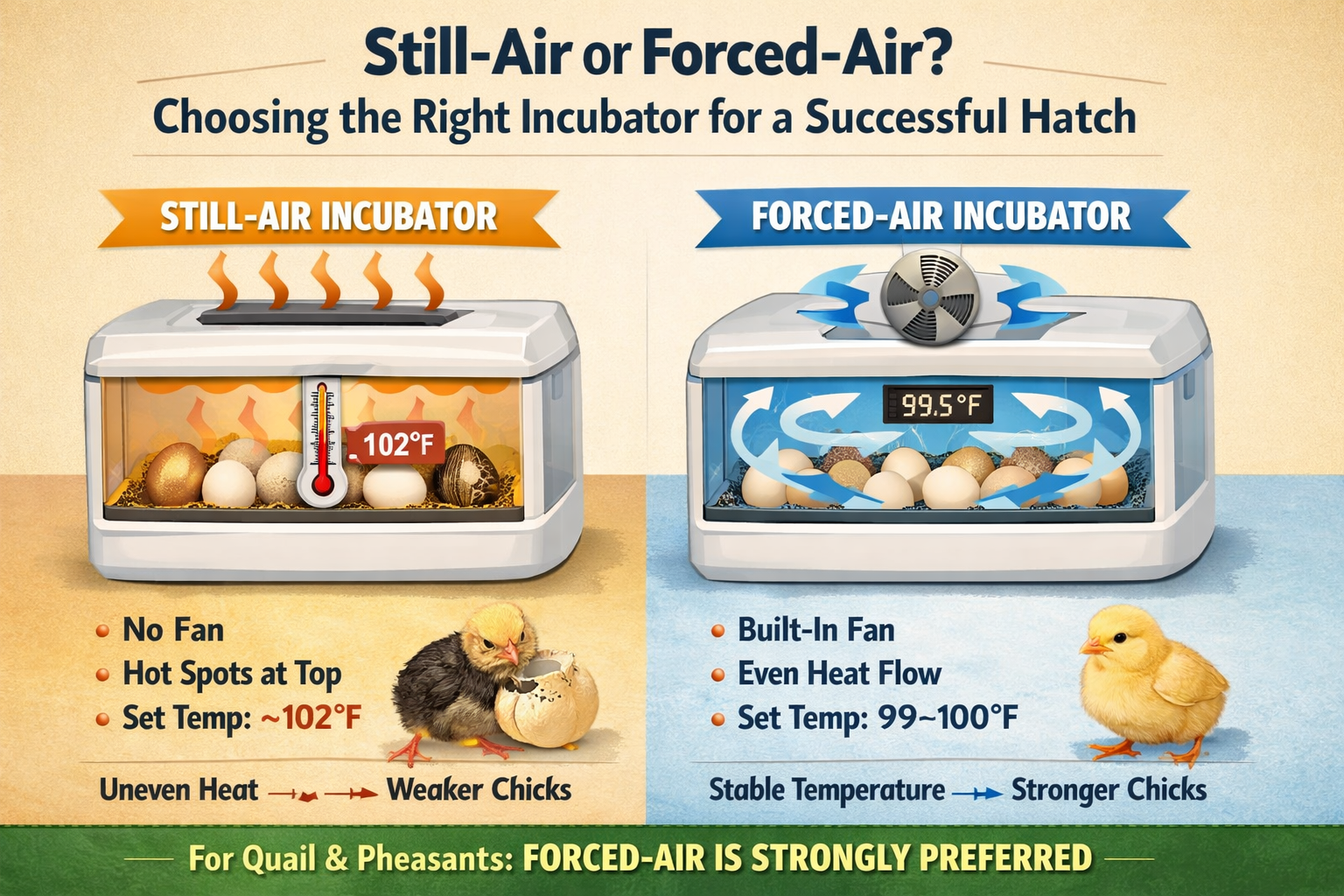 Not All Incubators Hatch Eggs the Same Way
