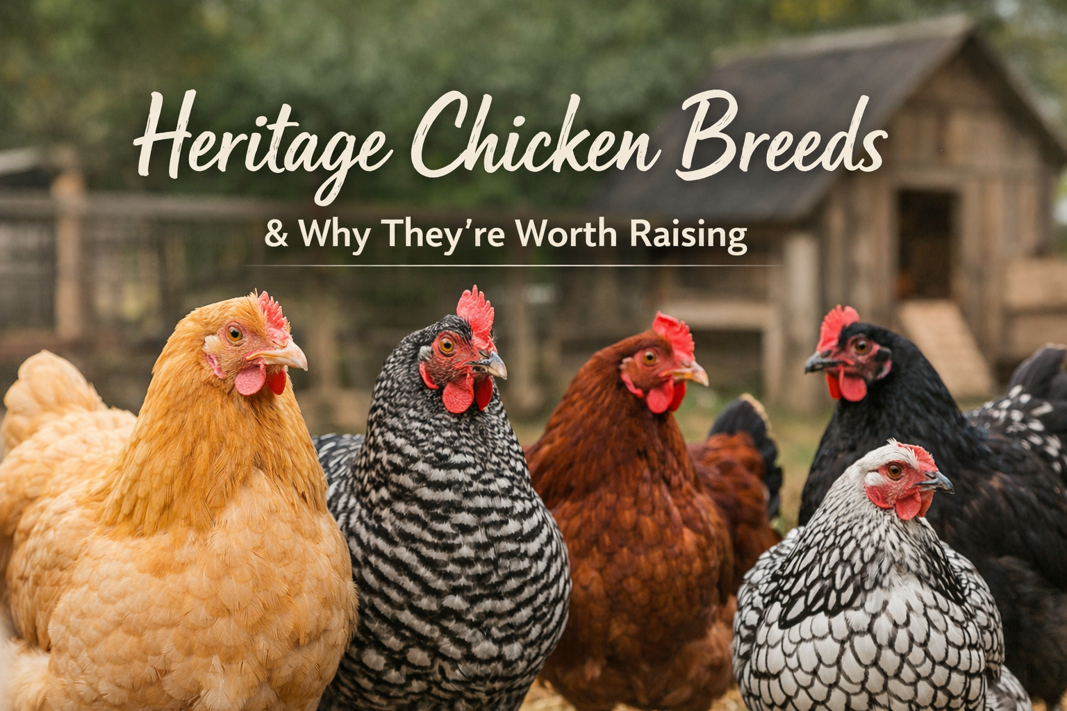 Heritage Chicken Breeds: What They Are — And Why They Might Be Worth Raising