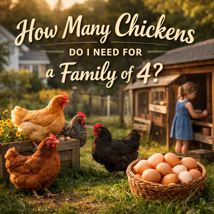 How Many Chickens Do I Need for a Family of 4?
