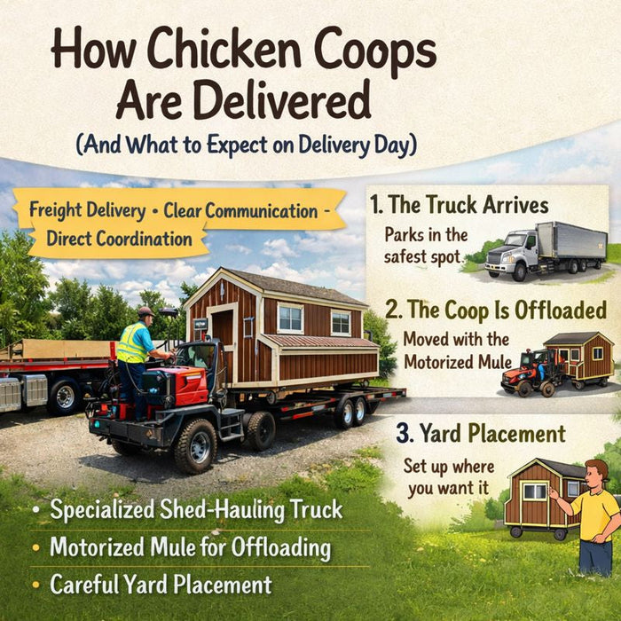 How Chicken Coops Are Delivered