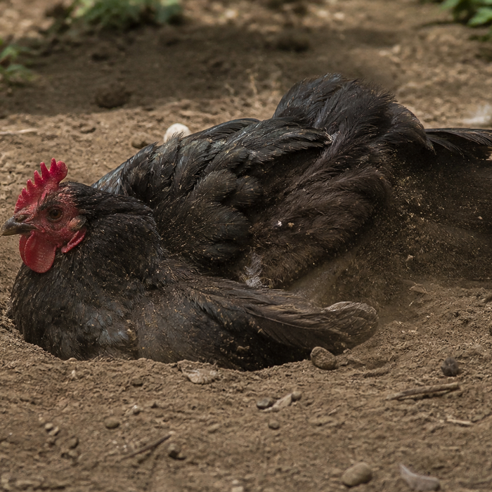 How to Give a Chicken a Dust Bath