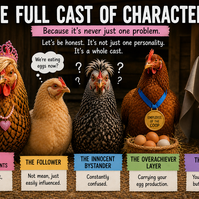 The 90/10 Rule for Chickens (or: Why One Hen Is Ruining Everyone’s Morning)