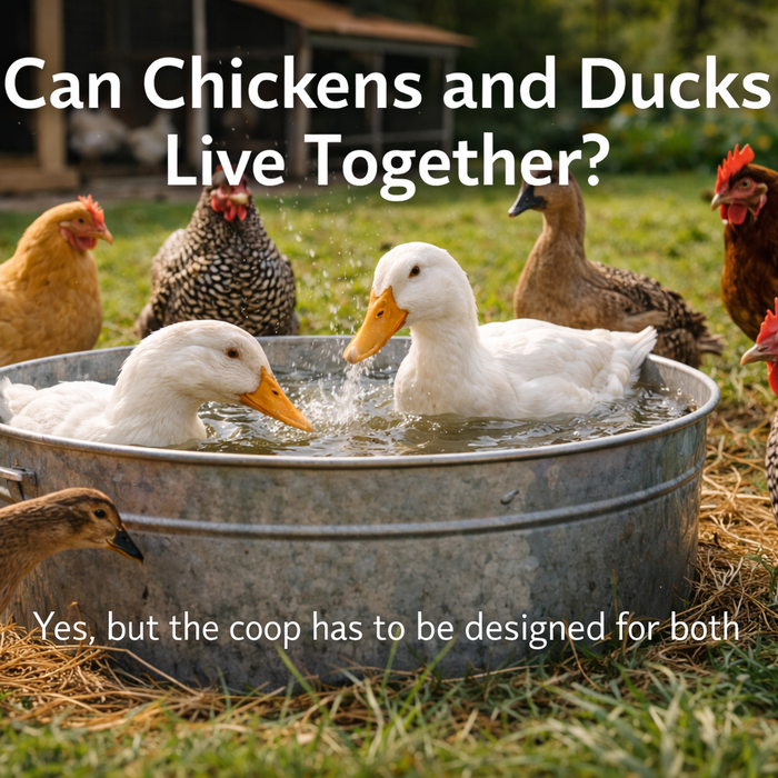 Can Chickens and Ducks Live Together?