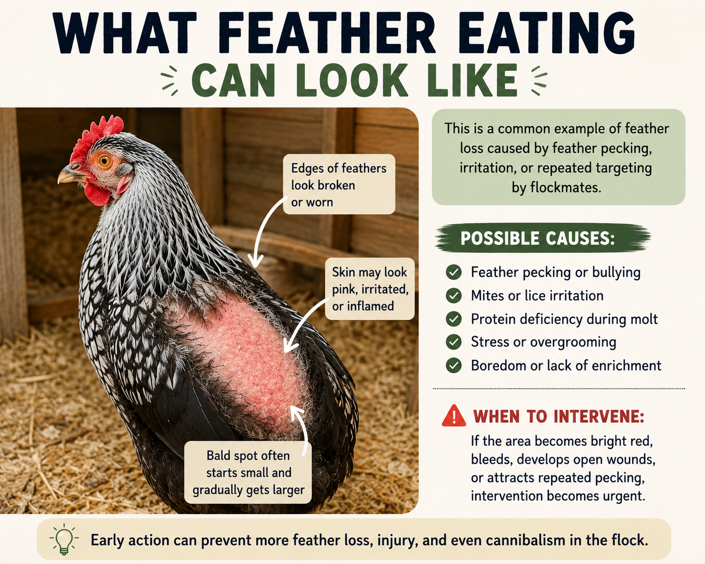 Feather Eating in Chickens: Why Hens Pull and Eat Feathers