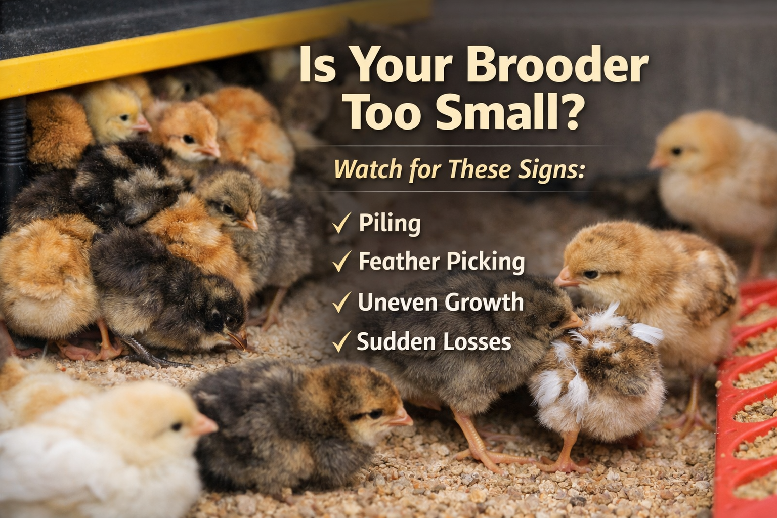 Signs Your Brooder Is Too Small