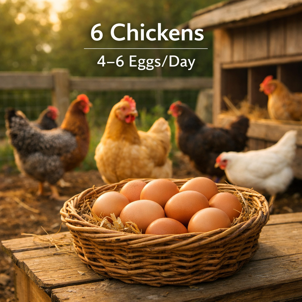 How Many Eggs Will 6 Chickens Lay?