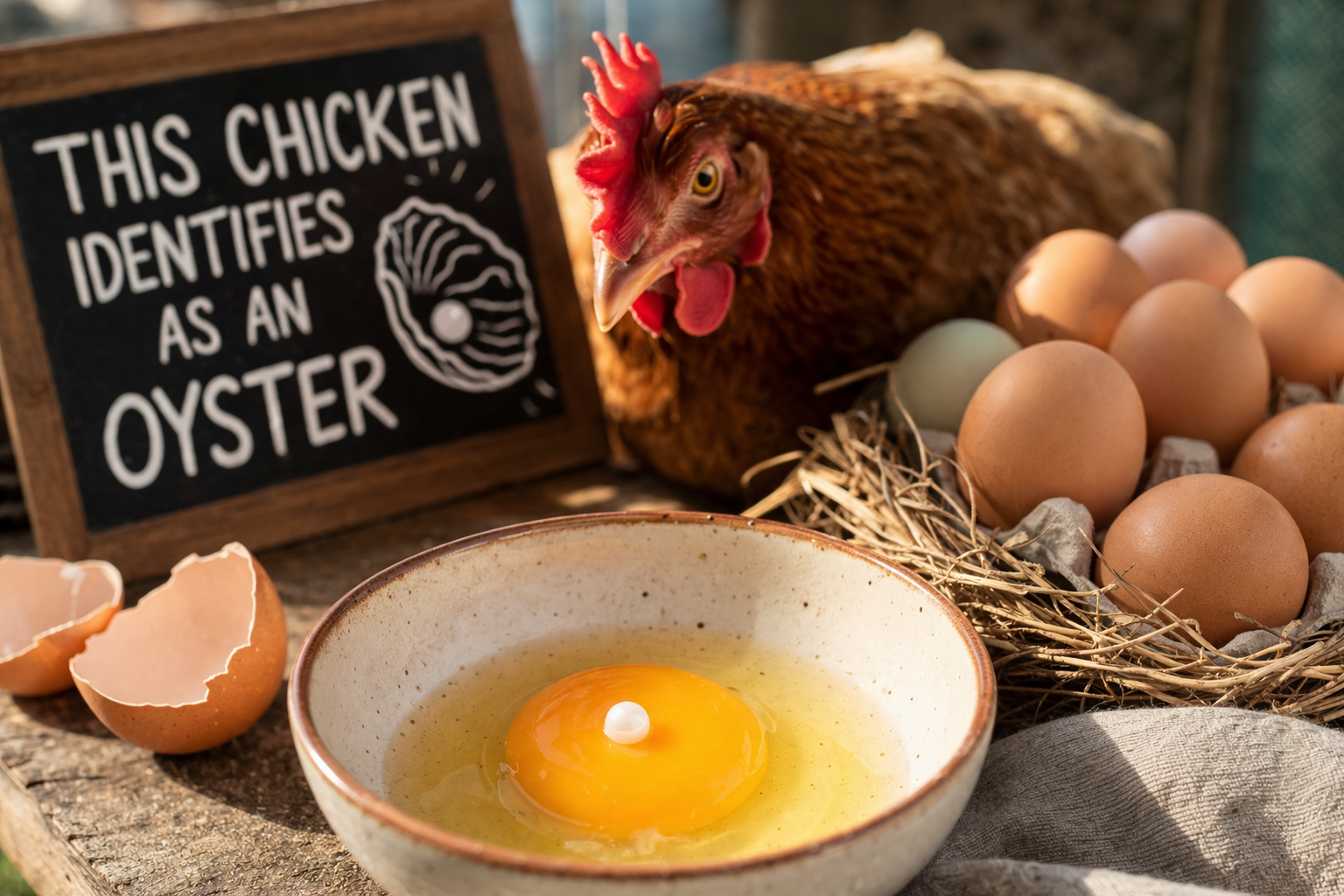 This Chicken Identifies as an Oyster