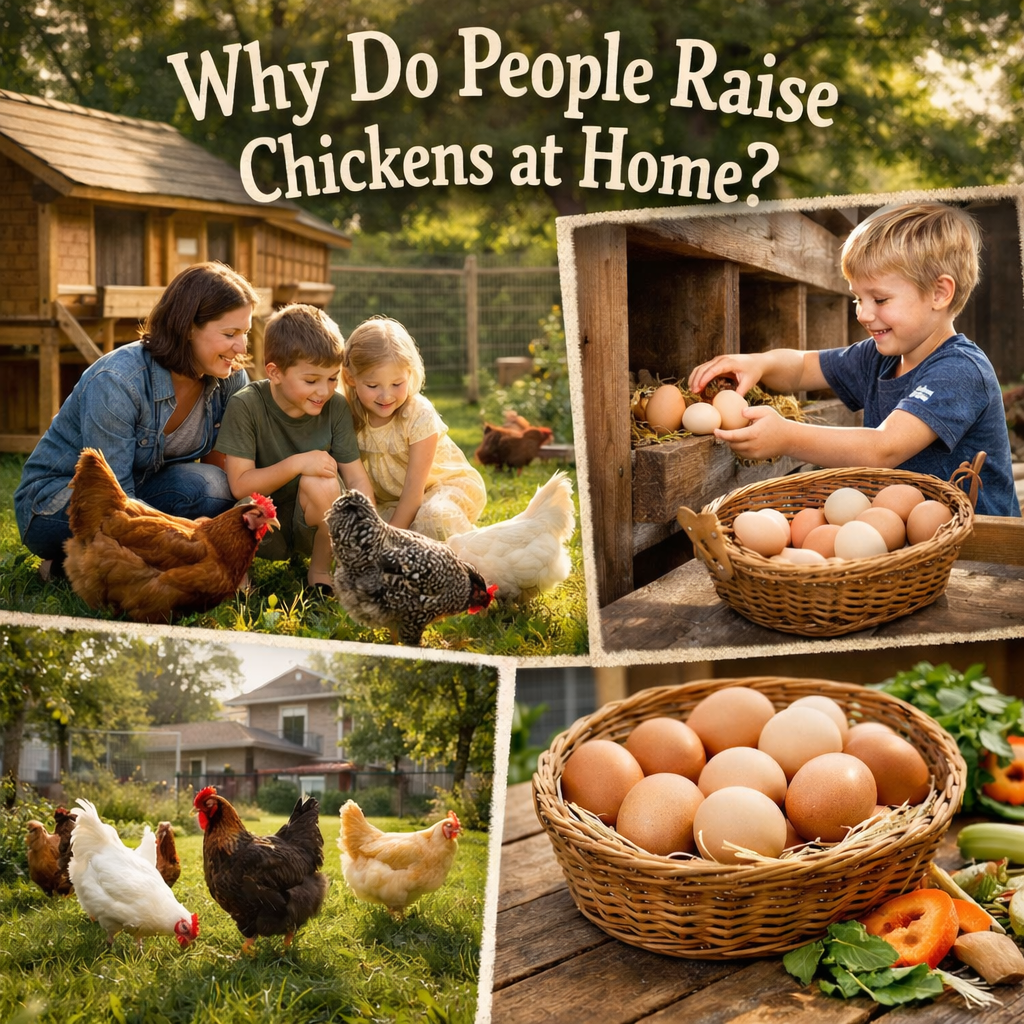 Why Do People Raise Chickens at Home?