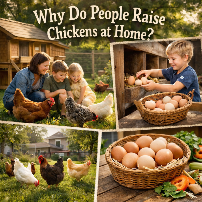 Why Do People Raise Chickens at Home?