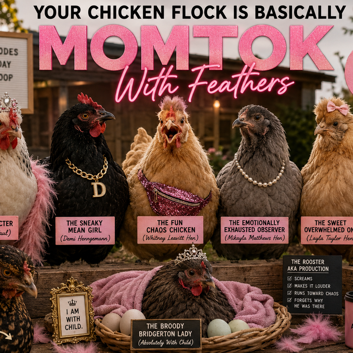 Your Chicken Flock Is Basically MomTok With Feathers