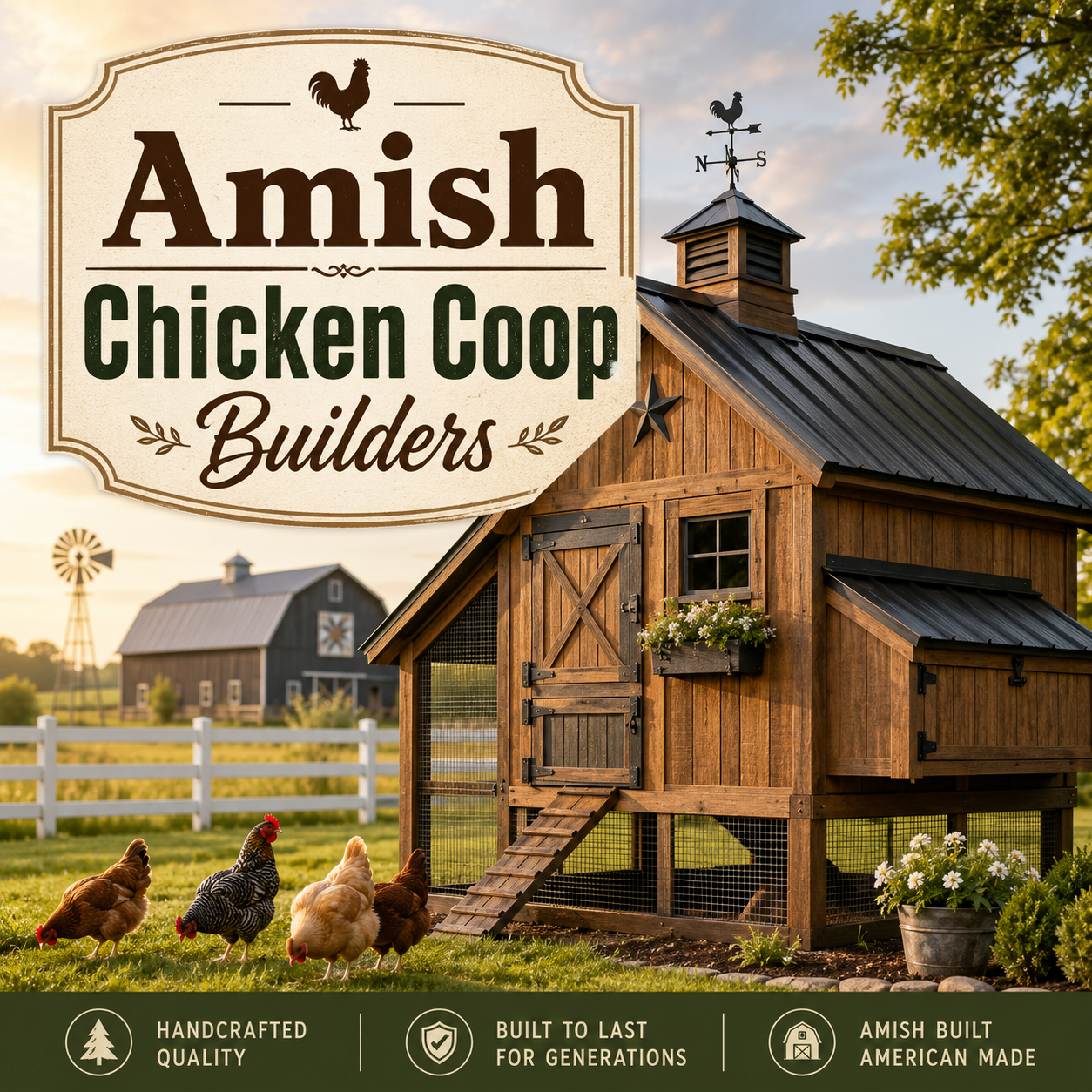 Amish Chicken Coop Builders