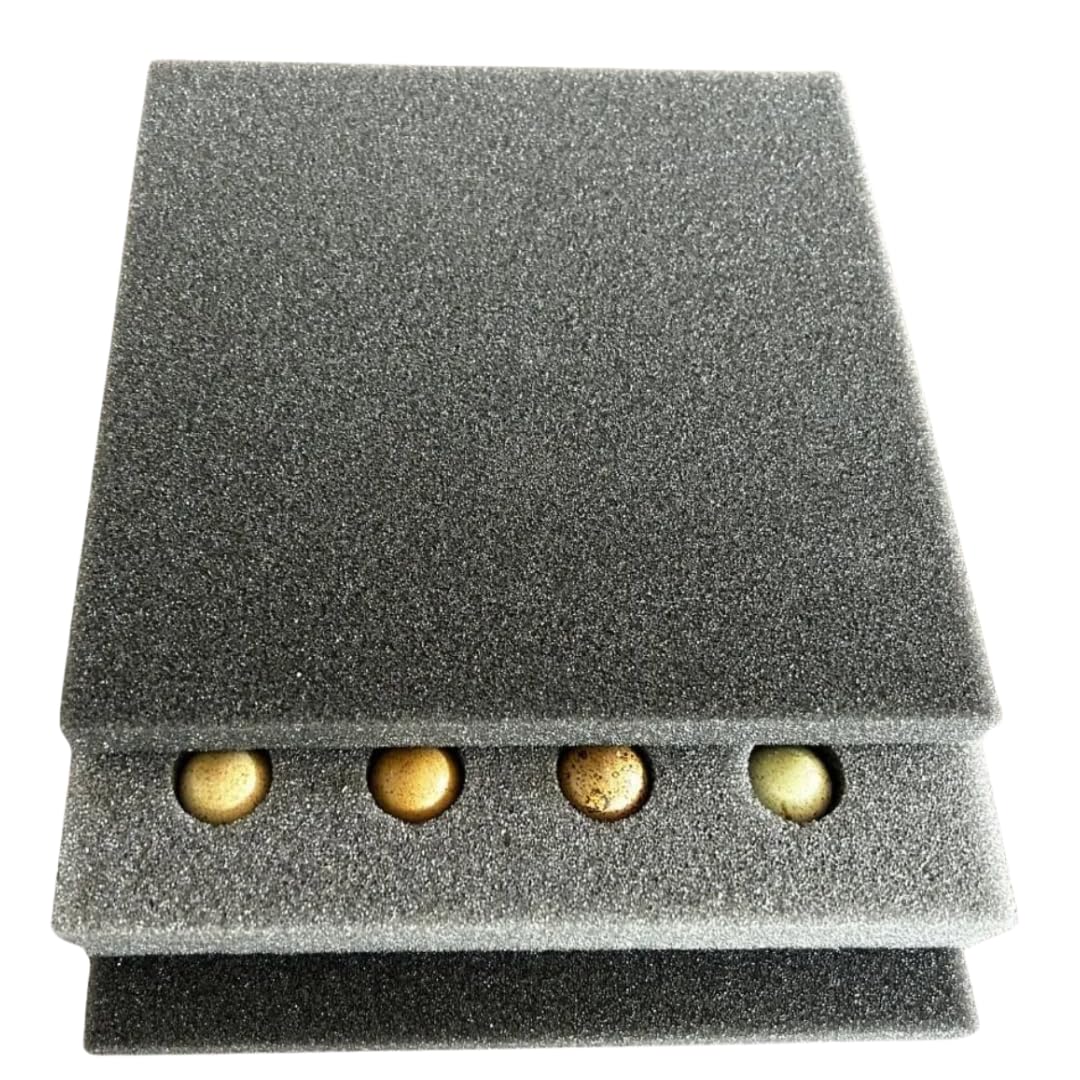 Button Quail Egg Foam Shipper 20 Hole Sets - Safe Egg Transport for Button Quail Eggs 10 Count