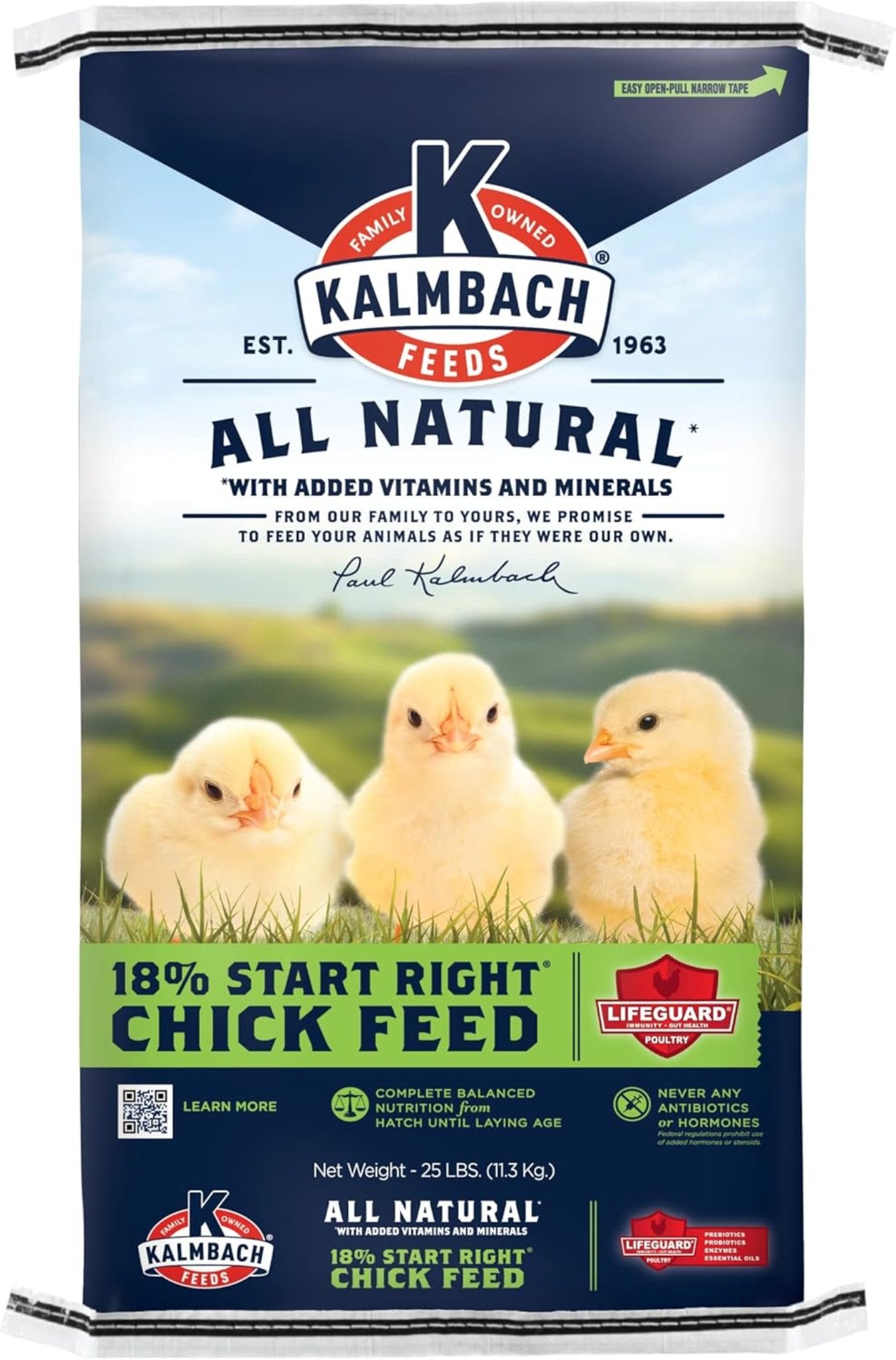 Kalmbach 18% All Natural Start Right Chick Crumbles - 25 lb main image