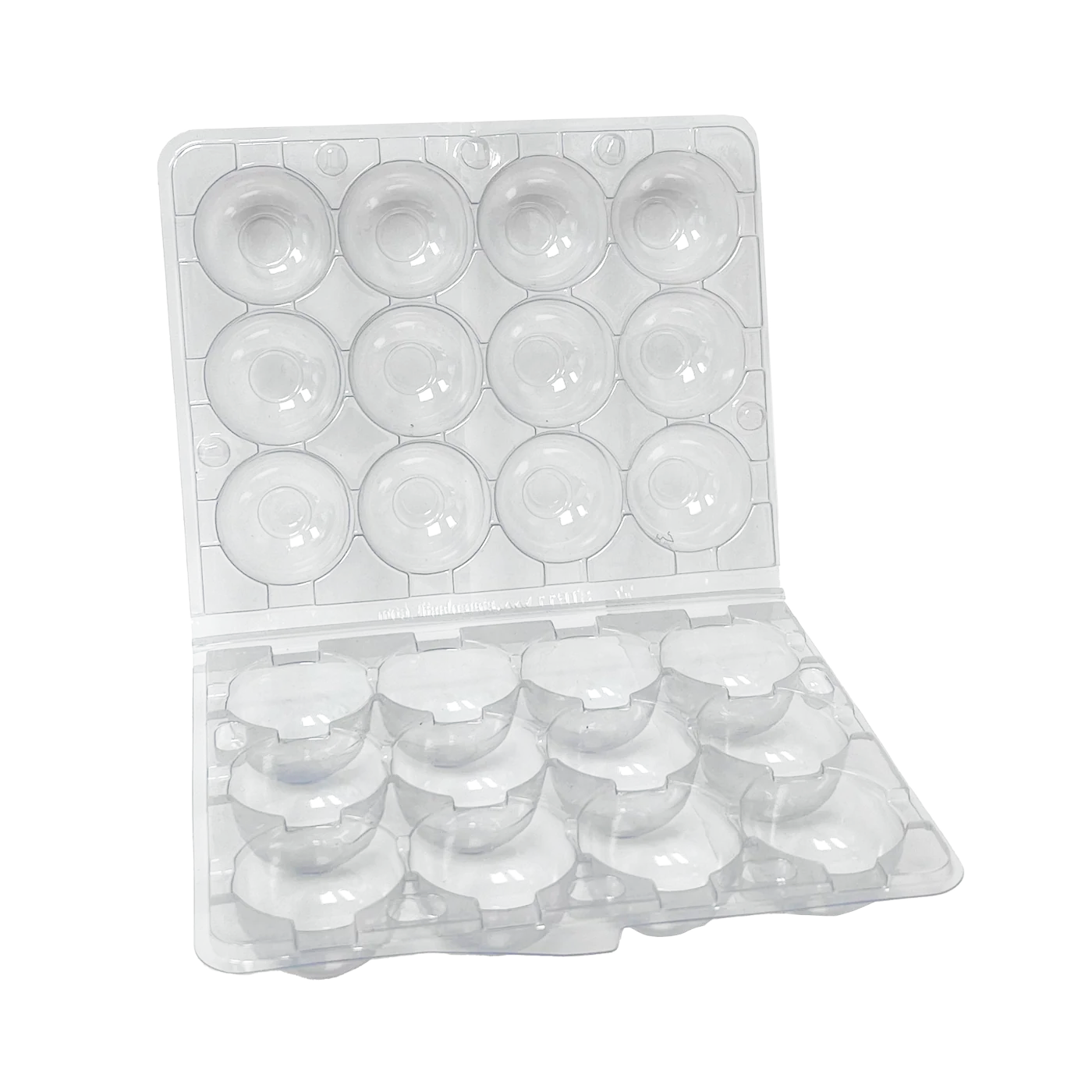 Hatching Time 12-Egg Carton (Quail) - Clear Plastic