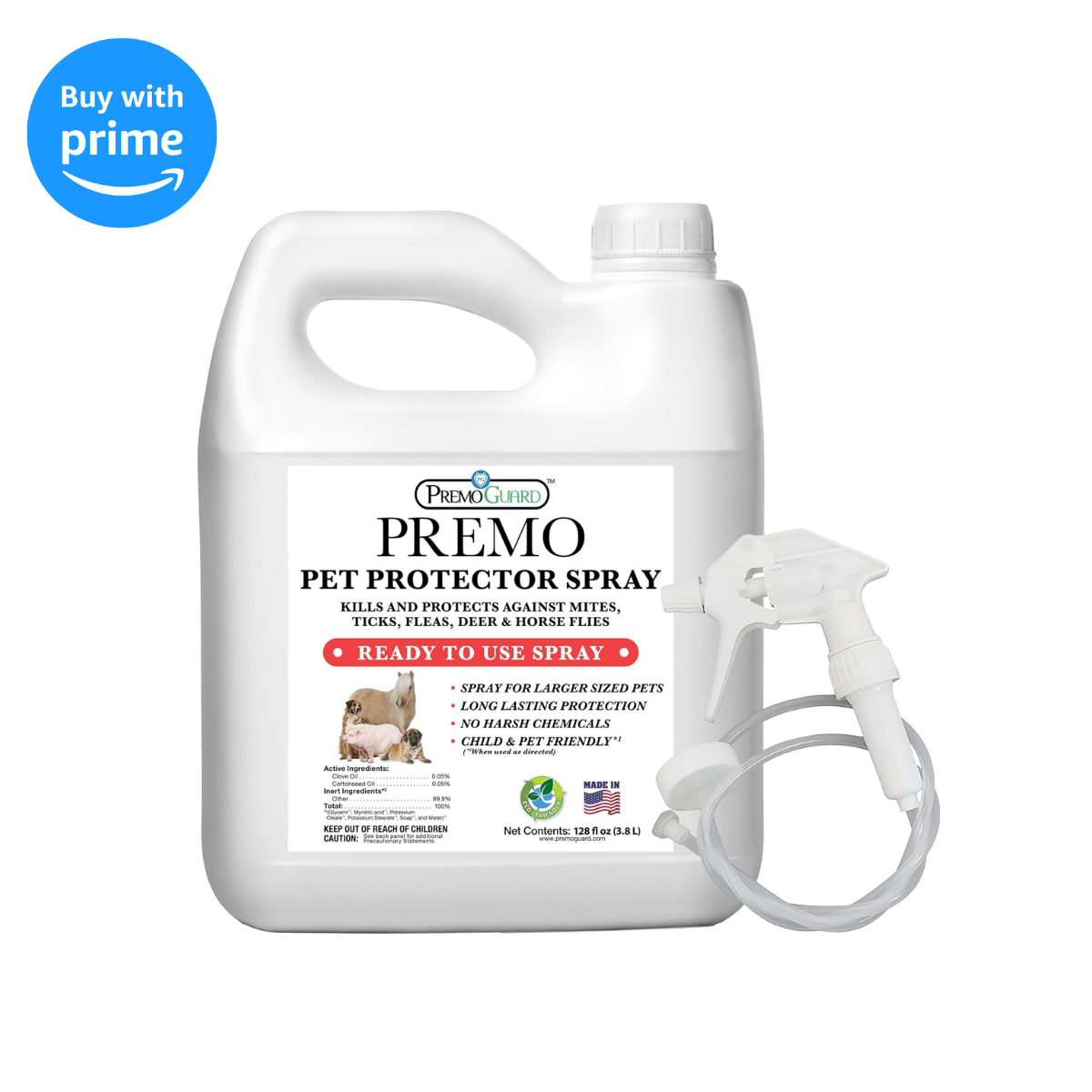Pet Protector Spray | Plant Based Non-Toxic | Premo Guard