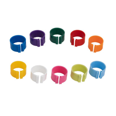 12 mm polypropylene poultry leg ring with zip connection