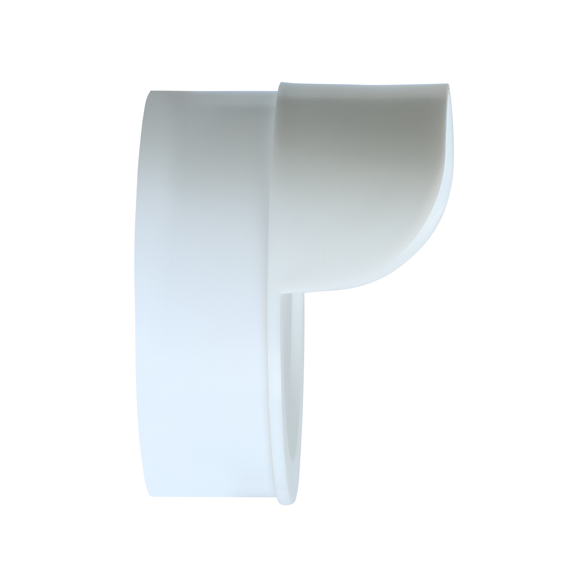 DIY Poultry Feeder Set (85 mm) rain hood side view