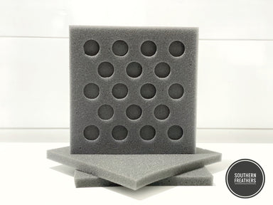 18-egg quail foam shipper with protective pads