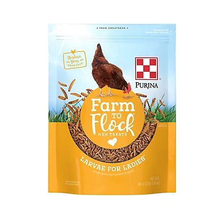 Farm to Flock Larvae for Ladies Hen Treats, 3 lb. main image