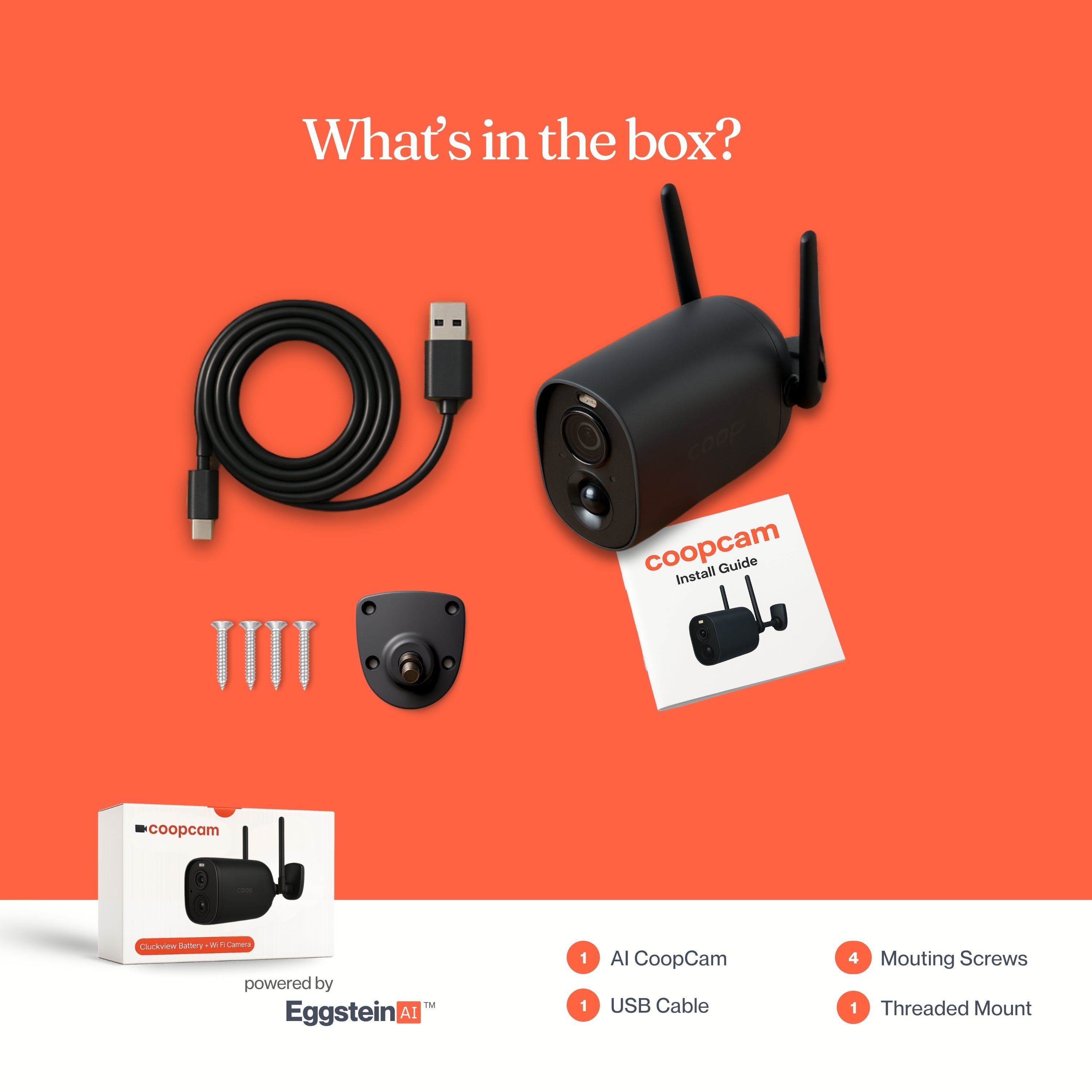 Chicken Coop Smart Camera | App & WiFi Control