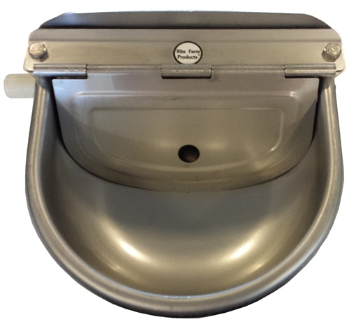 2.375-quart stainless steel automatic chicken and livestock waterer