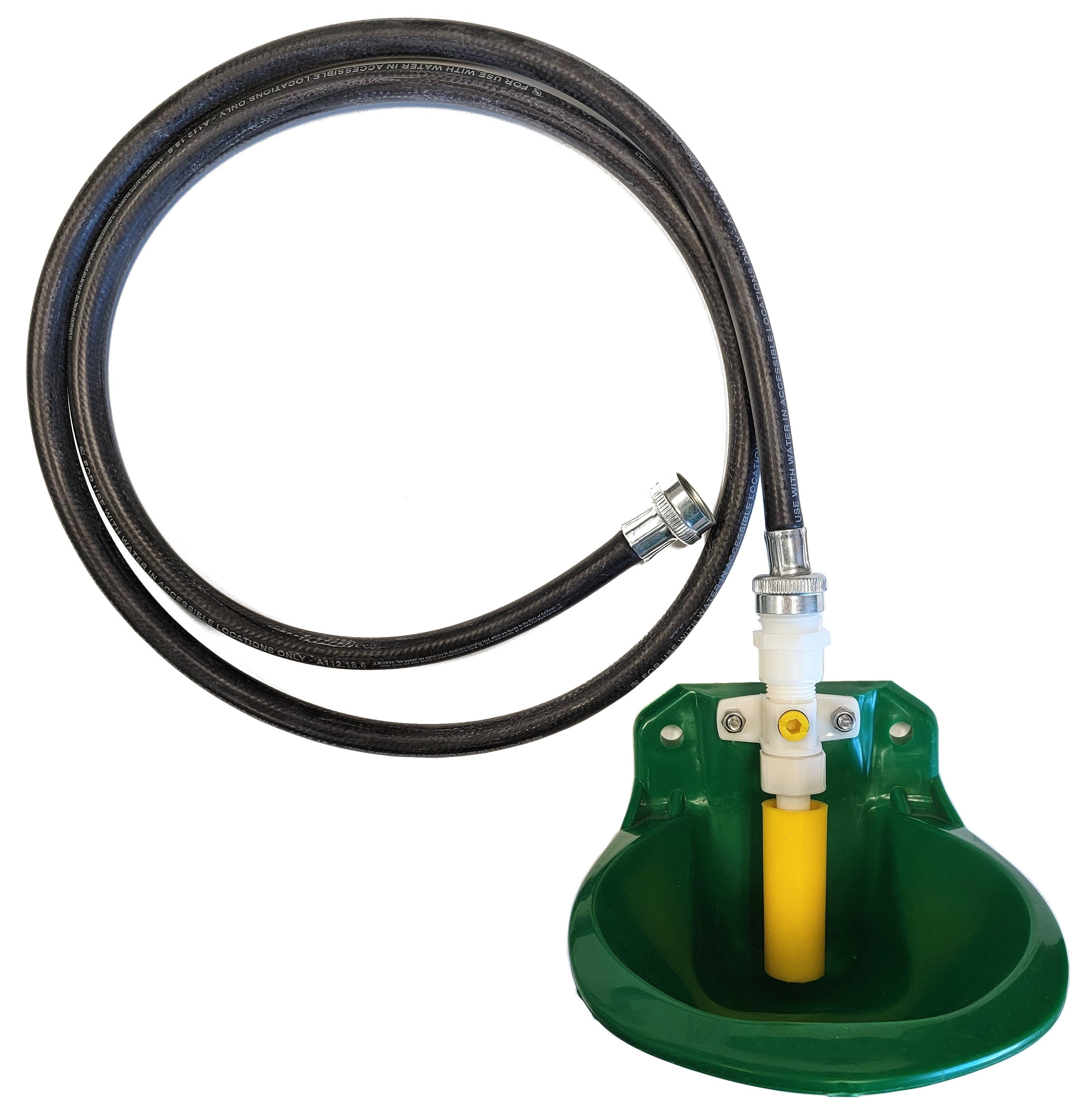 Rite Farm Products Poly Automatic Stock Waterer Drinker with Hose & Fitting