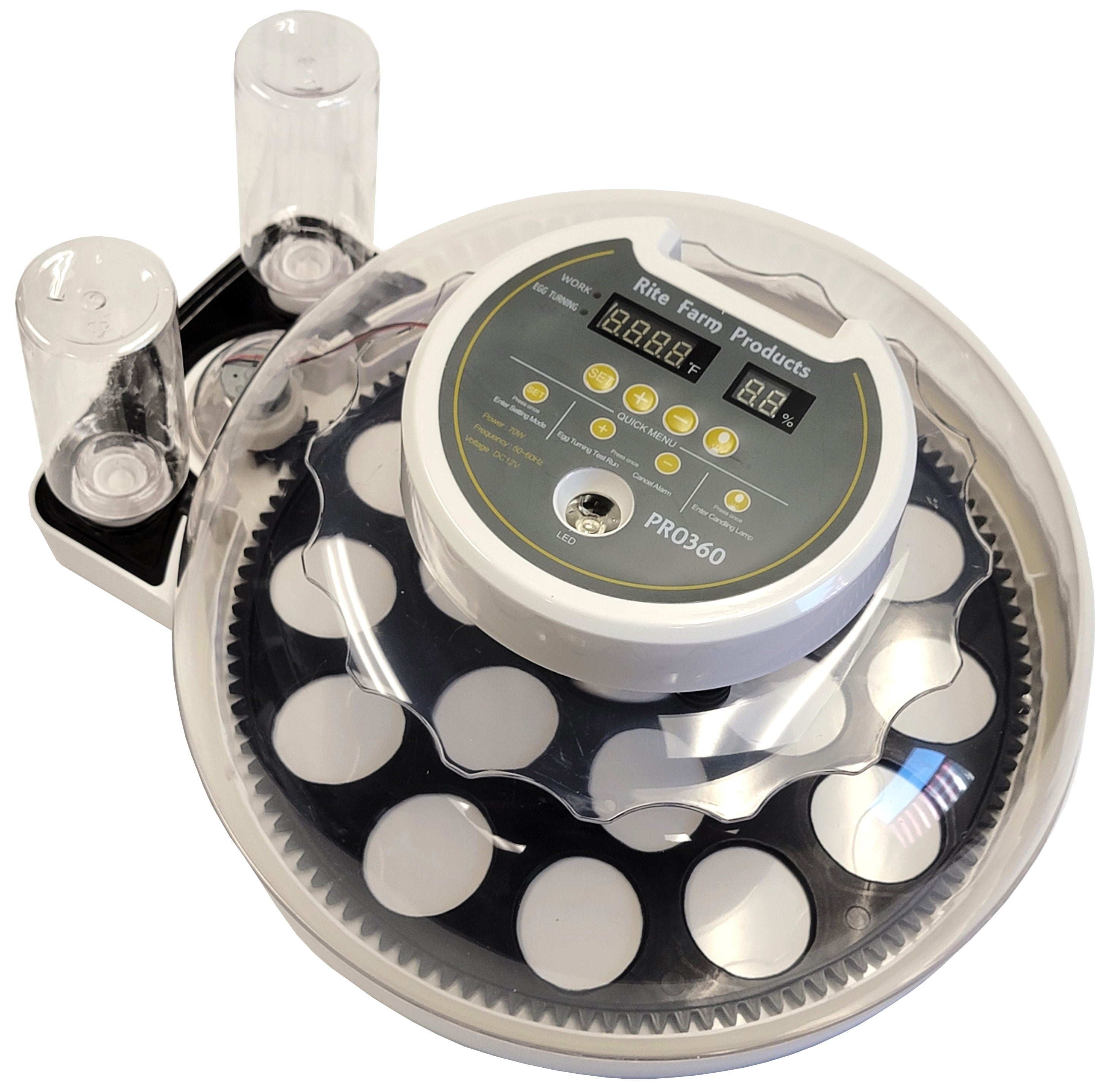PRO 360 Rite Farm Products 21 Chicken Egg Incubator & or Optional Egg Turner Trays