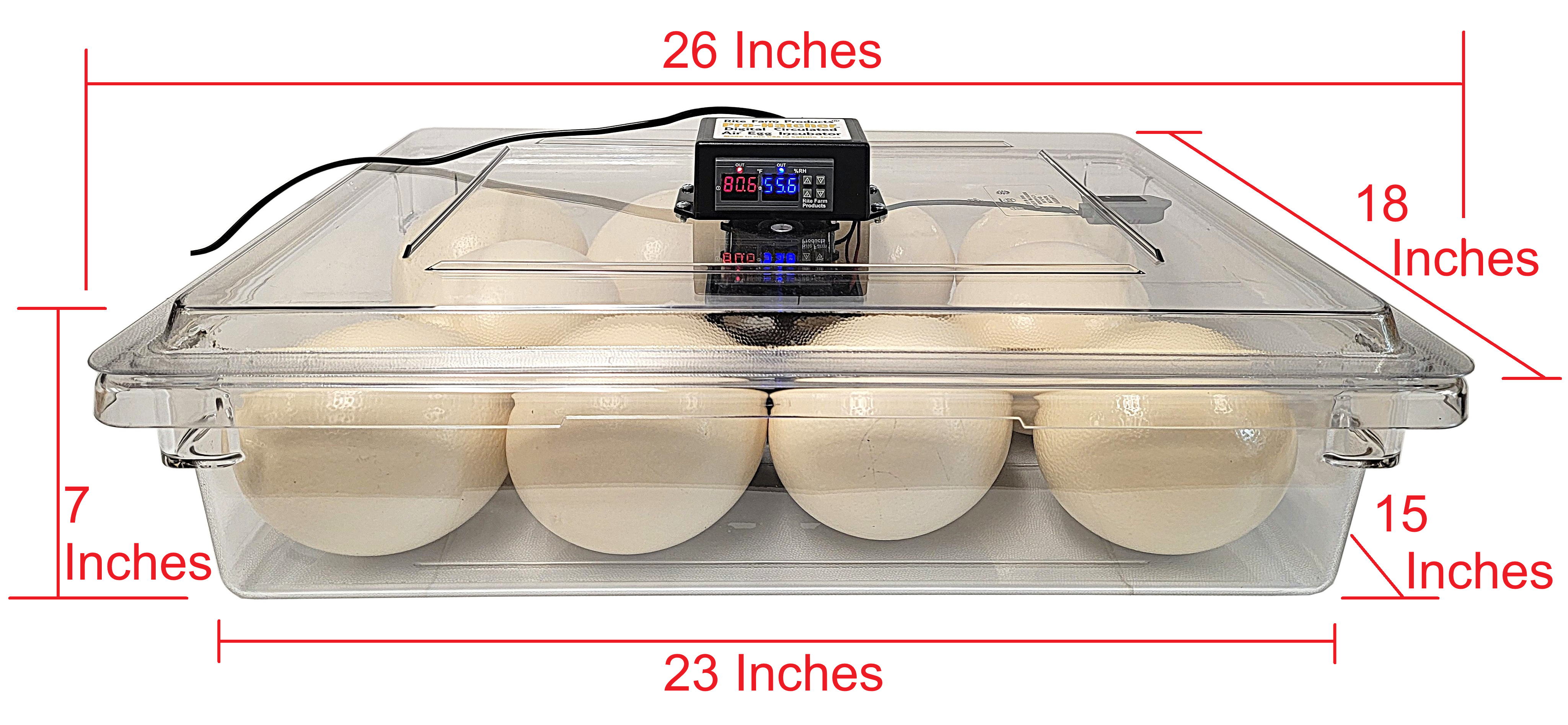 Rite Farm Products PRO Hatcher Incubator for Egg Tray Transfer from Cabinet Incubators