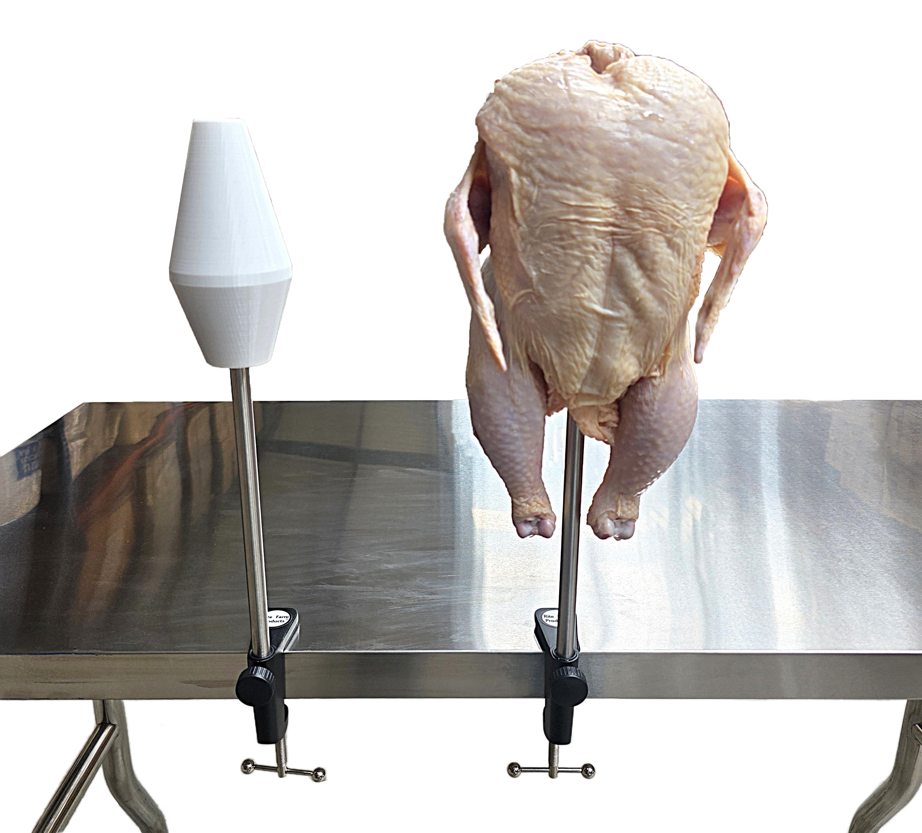 Chicken Cut Up Cone Poultry Deboning Parting Piecing Out Stand Holder