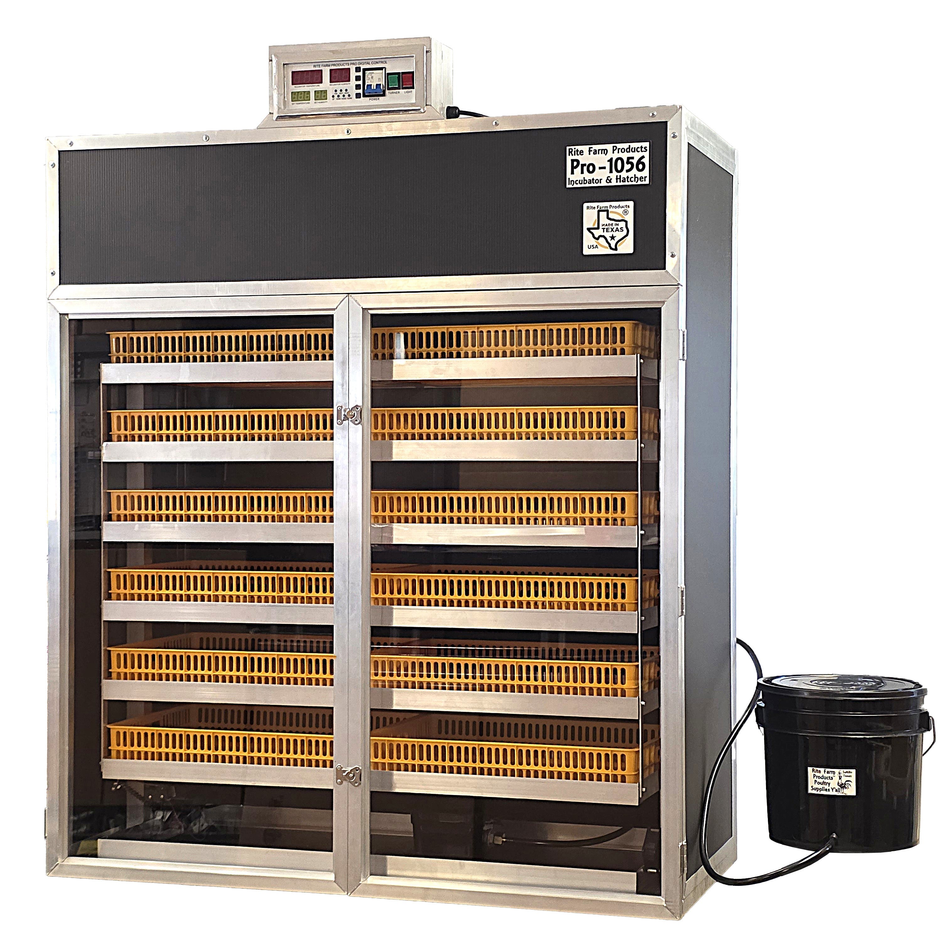Rite Farm Products PRO1056 USA BUILT Cabinet Incubator & Egg Hatcher