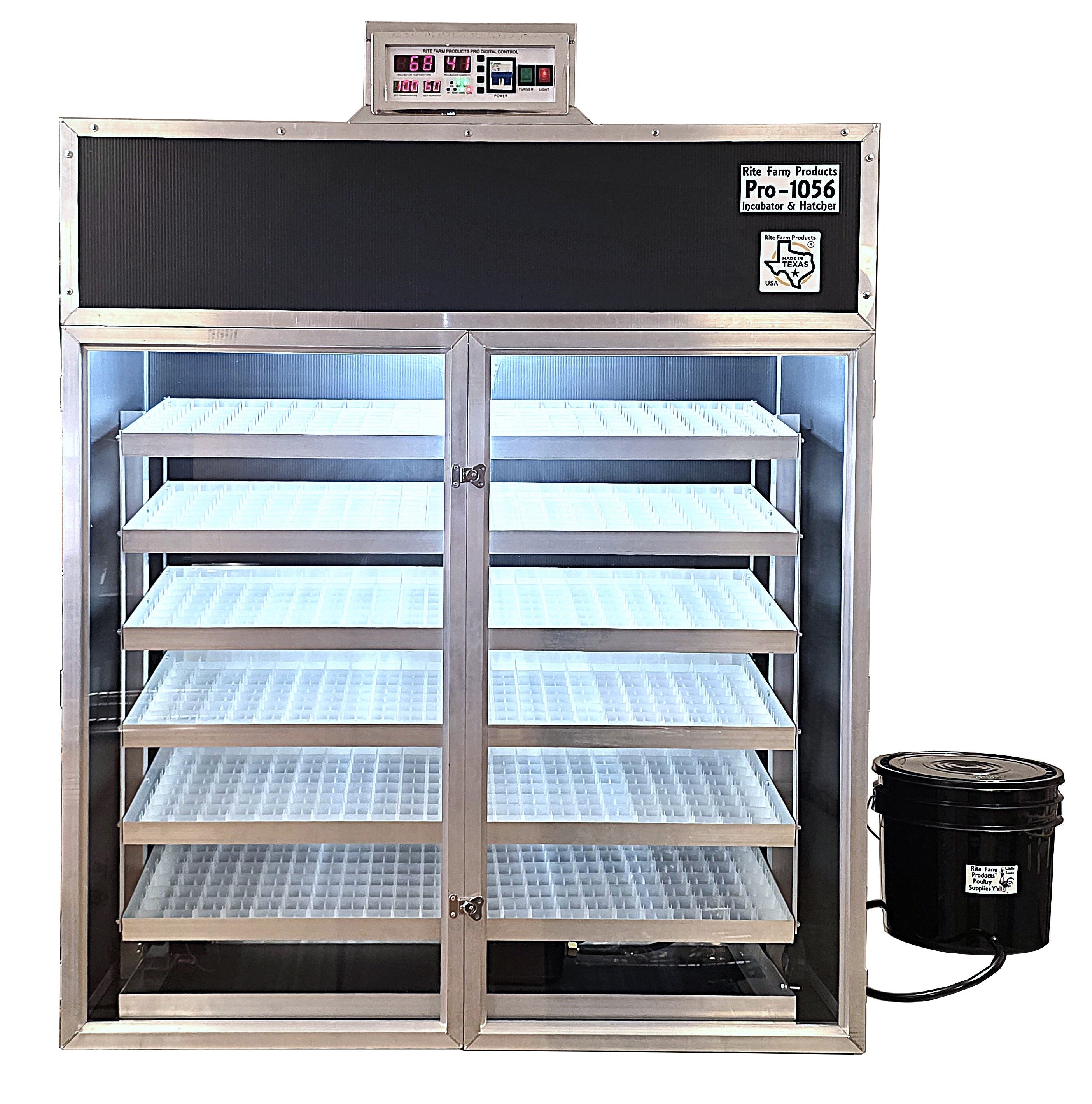 Rite Farm Products PRO1056 USA BUILT Cabinet Incubator & Egg Hatcher