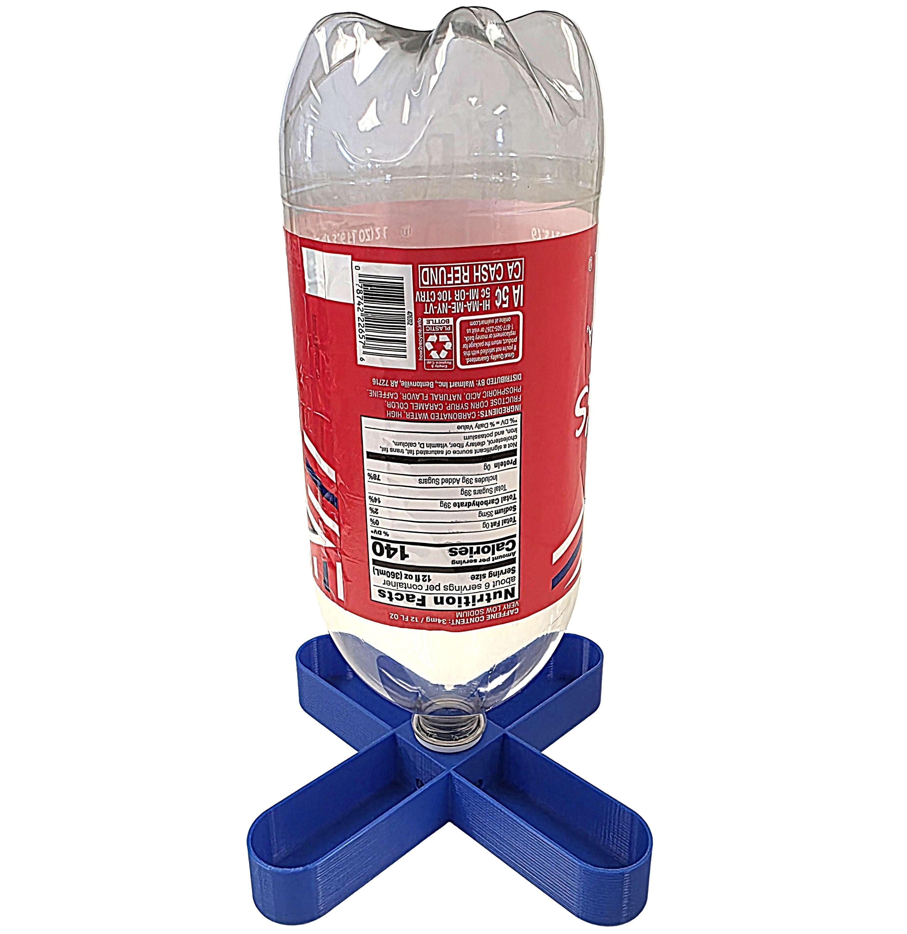 Rite Farm Products 4 Way Anti Drown Soda Pop Chick Waterer for 20oz, 1 Liter, or 2 Liter Quail