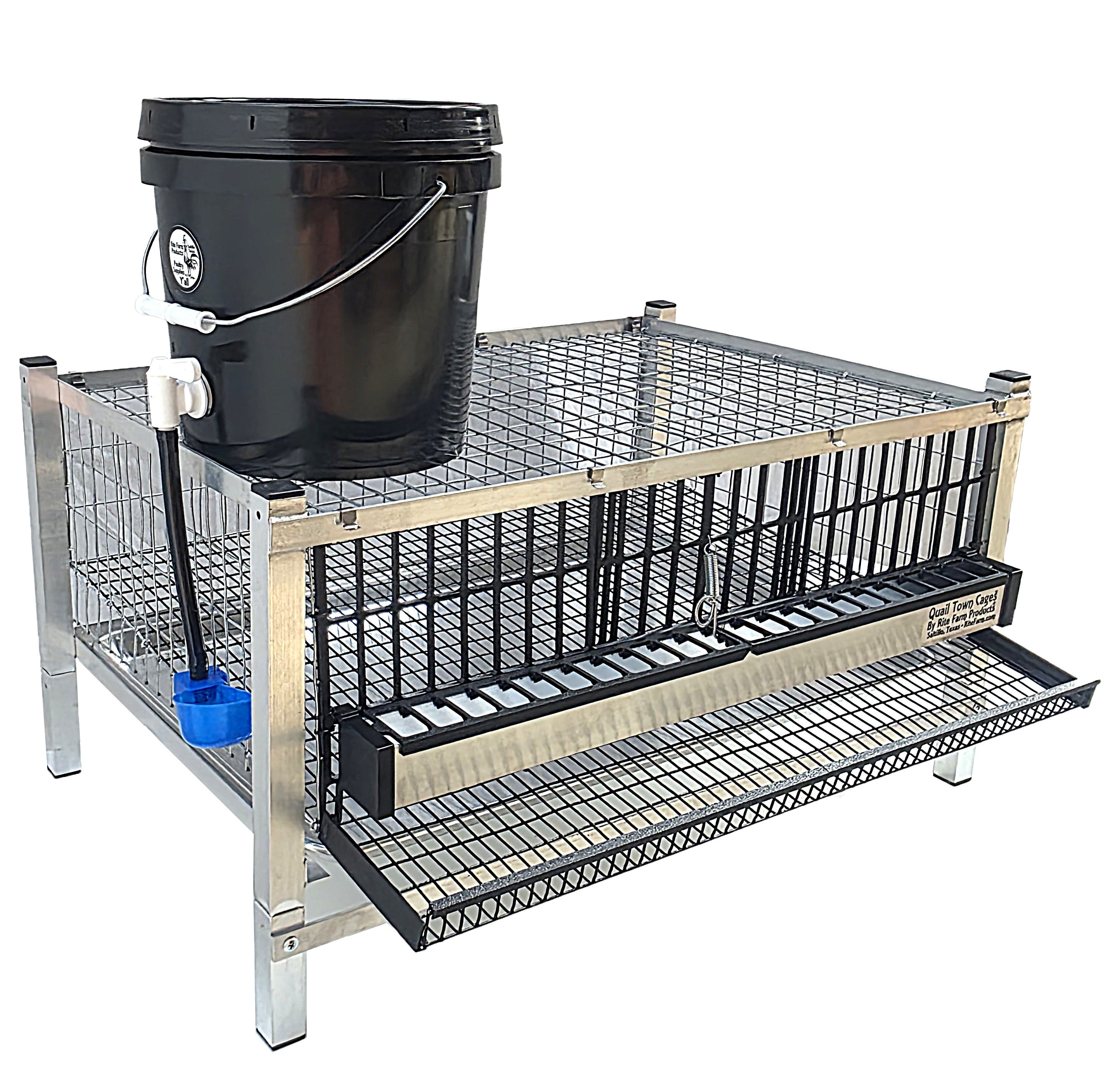 Quail Town Cages by Rite Farm Products - Pro Modular Layer Cage with Egg Rollout
