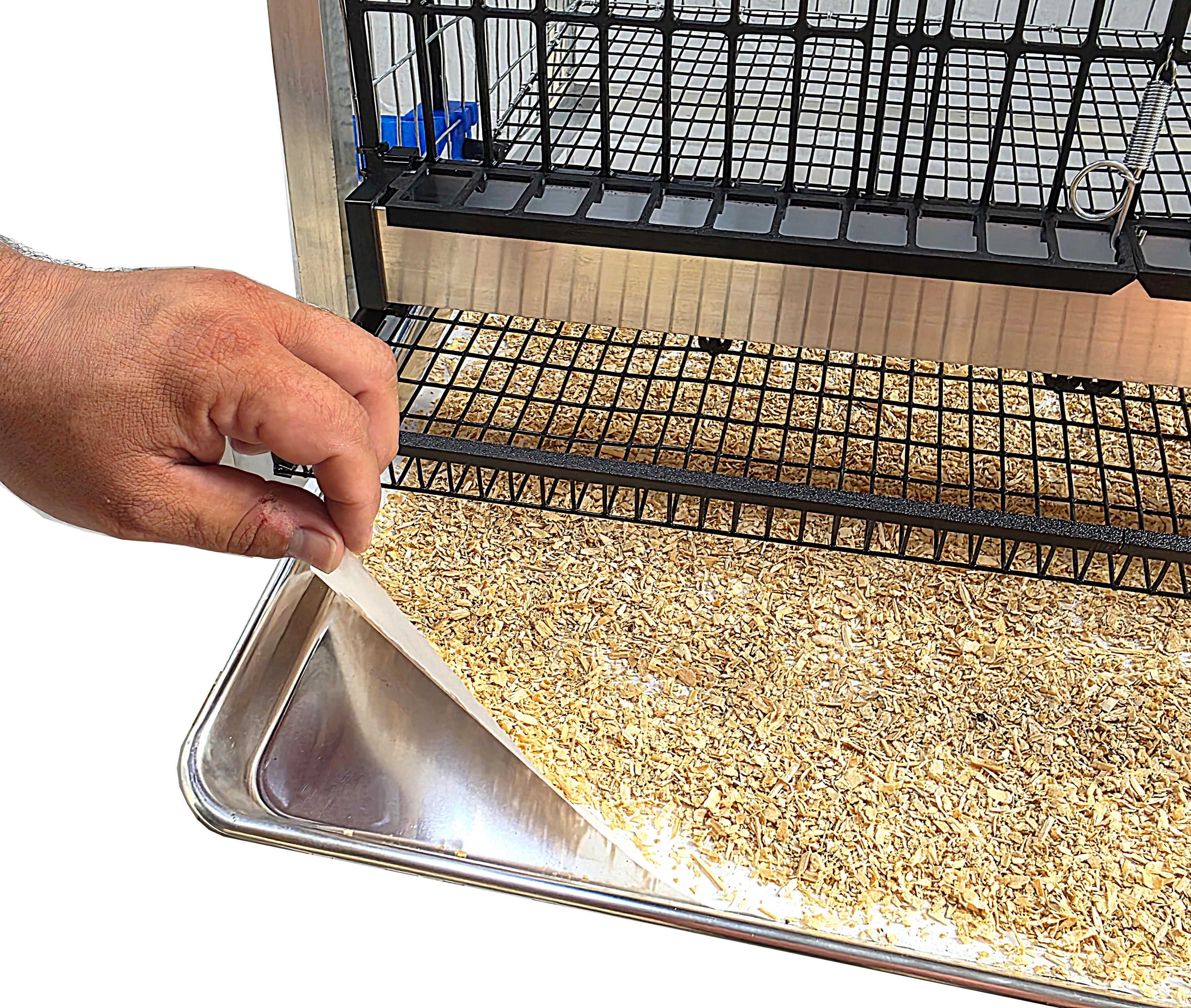 Quail Town Cages by Rite Farm Products - Pro Modular Quail Grow Out & Layer Cage Tower System Black Reservior