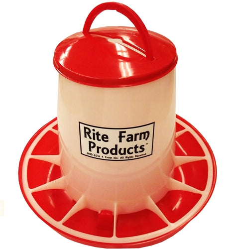 Rite Farm Products Poultry Feeders & or Waterers 4 Sizes Available for Chickens Chicks