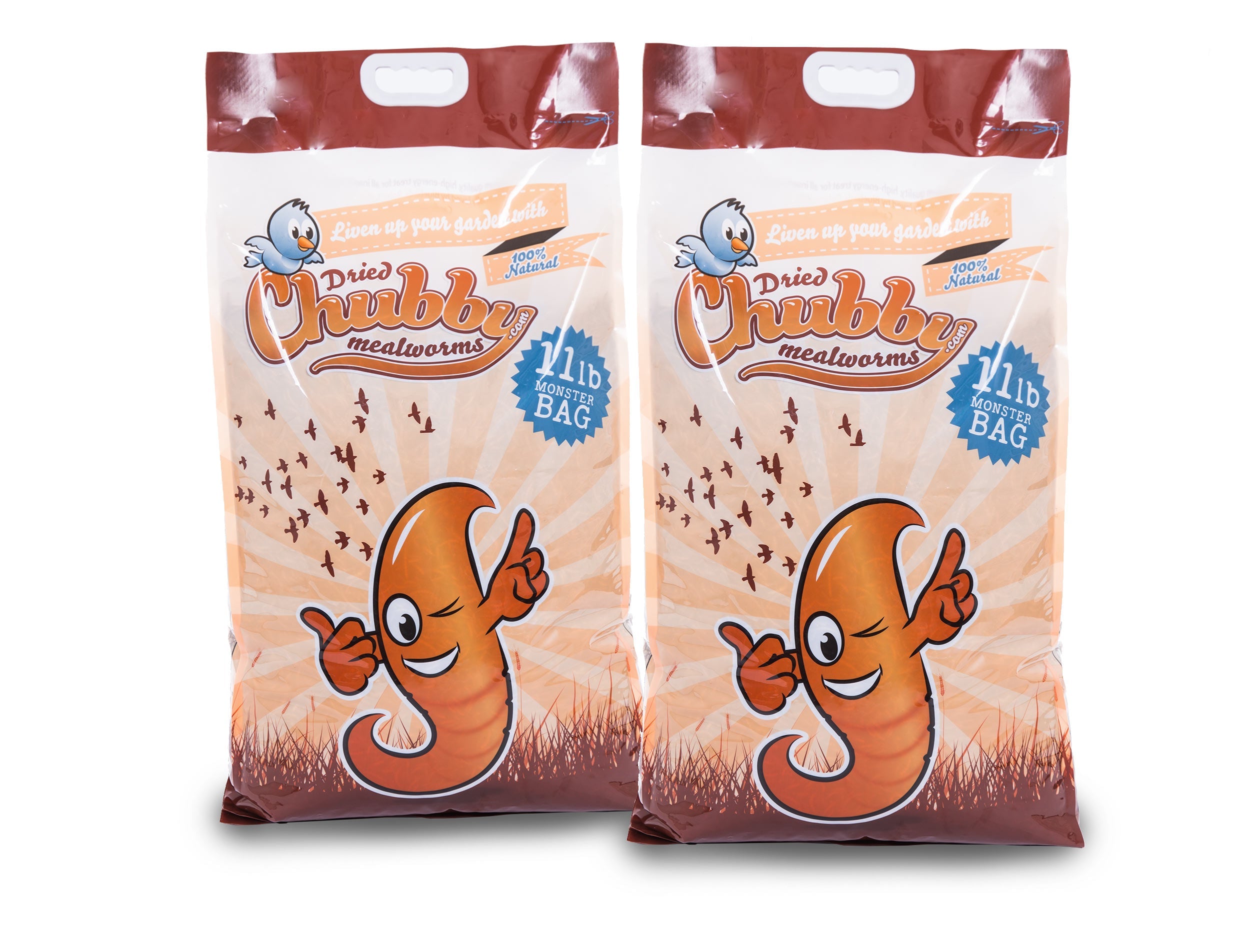 Chubby Dried Mealworms 22Lbs