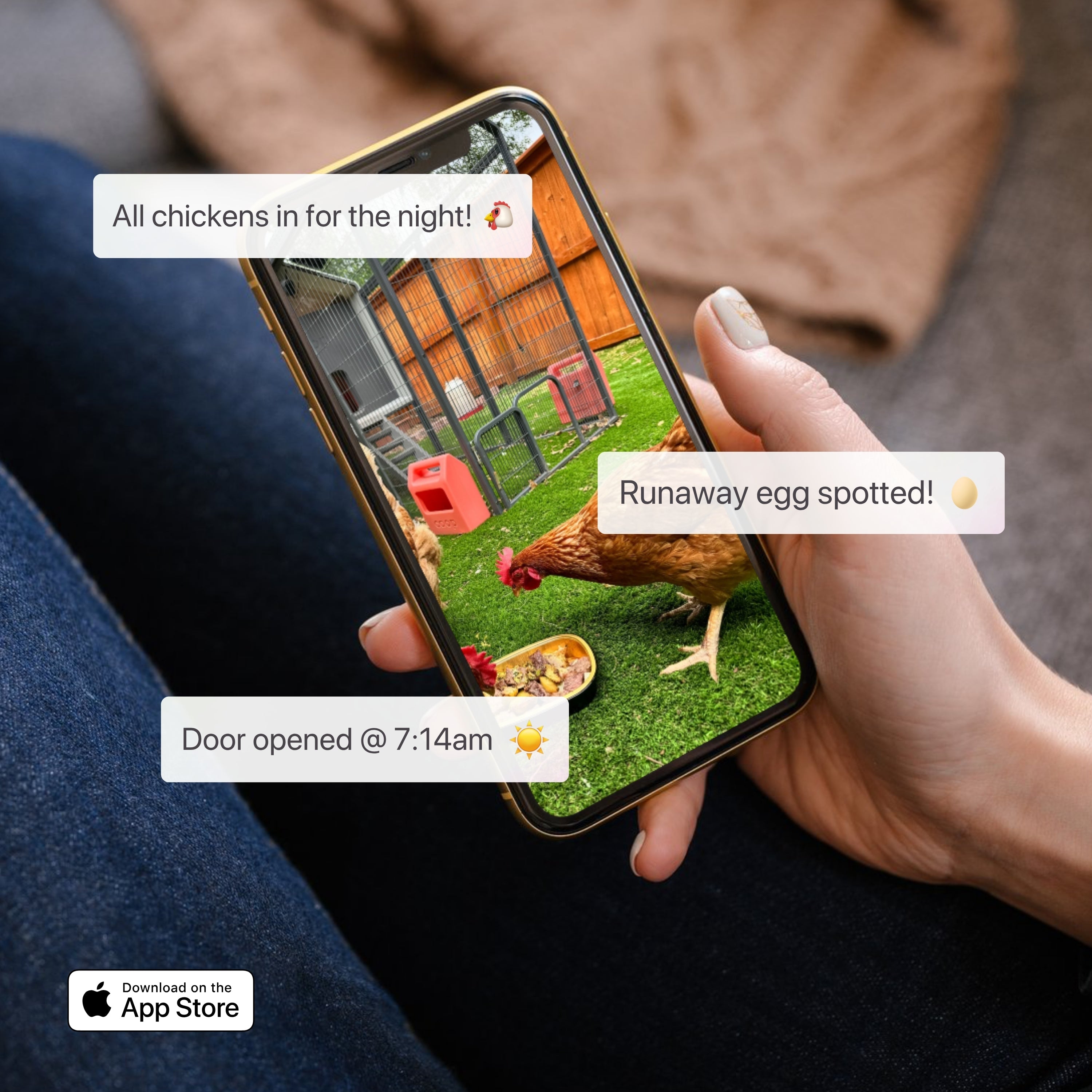 Chicken Coop Smart Camera | App & WiFi Control