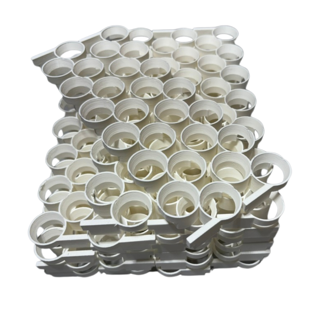 24-piece jumbo Coturnix quail egg rail set for Conturn turners