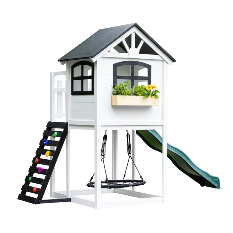 2MamaBees Londyn Swing Set Black & White 12