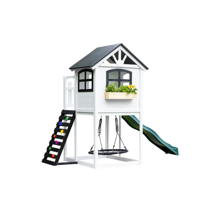 2MamaBees Londyn Swing Set Black & White 13