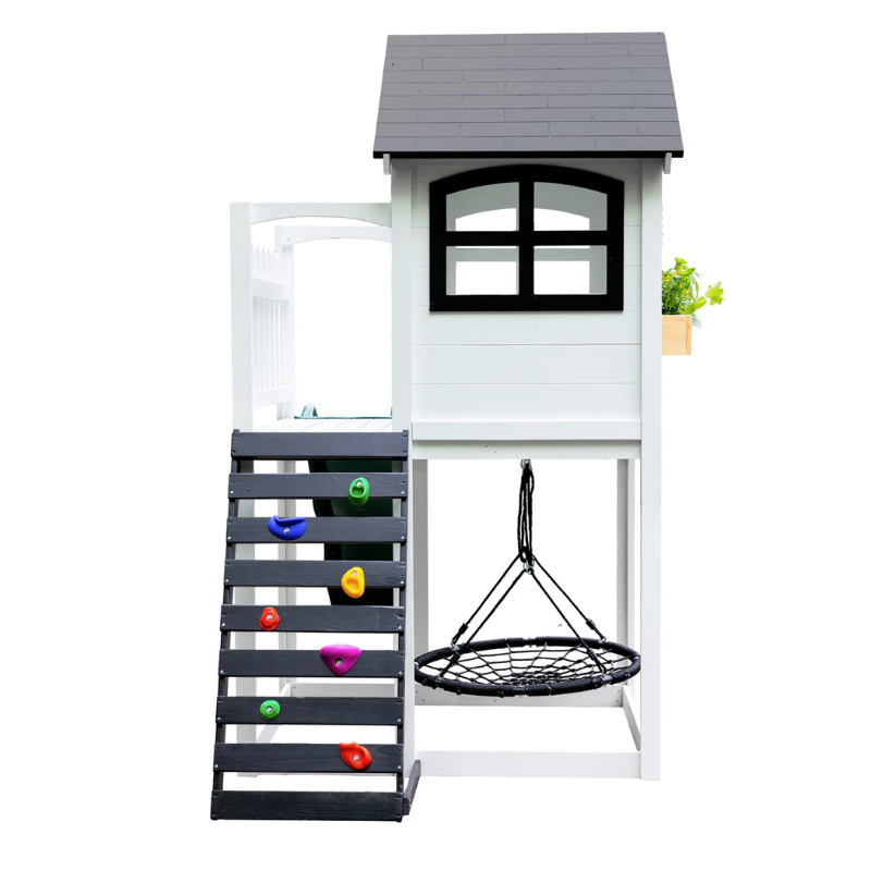 2MamaBees Londyn Swing Set Black & White 7