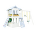 2MamaBees Reign Two Story Playhouse Pastel Colors Ocean Blue