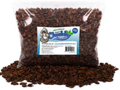 2 lb Chubby Dried Silkworm Pupae animal treat