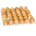 36-egg plastic setter tray for chicken egg incubation.
