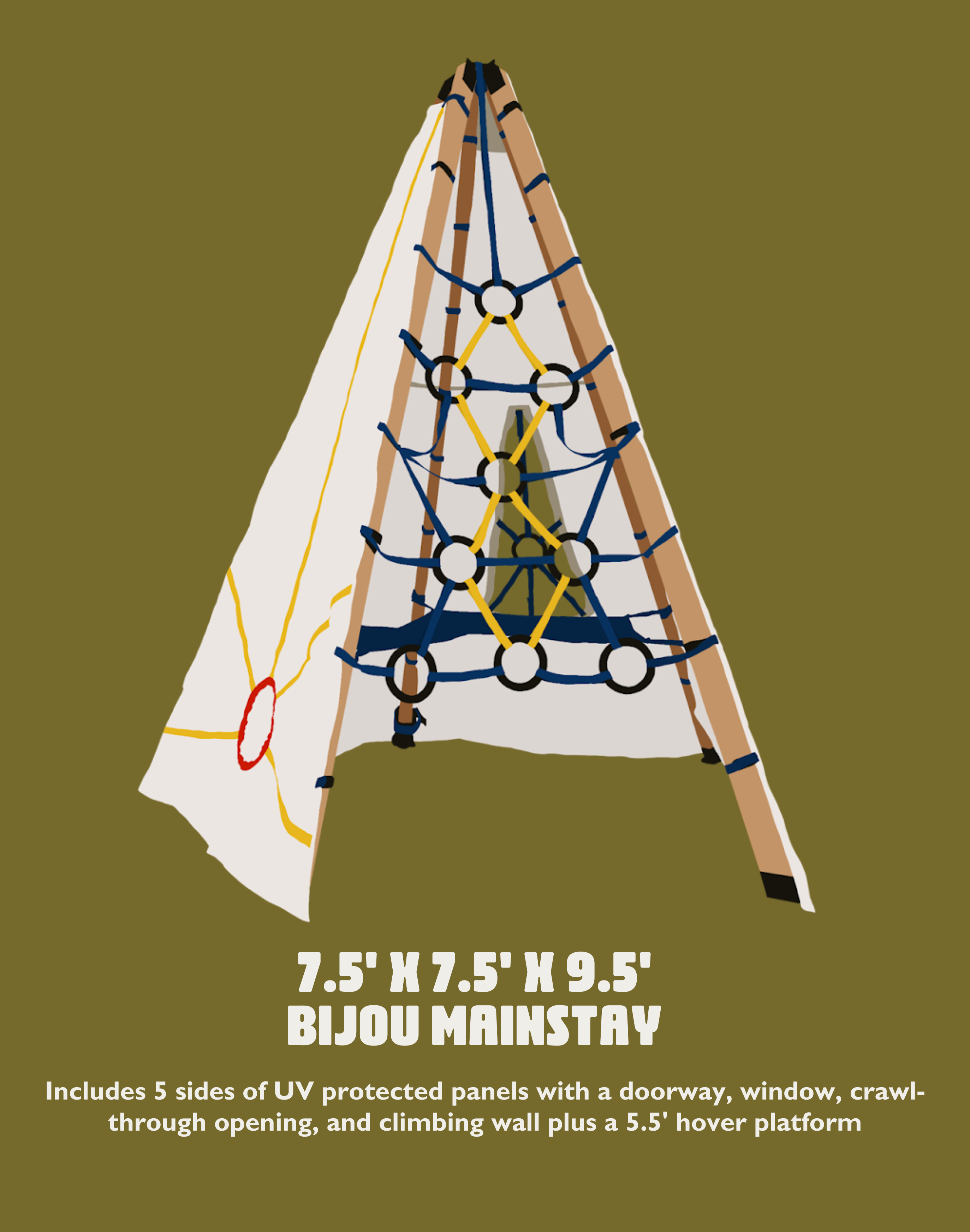 Bijou Build Mainstay Collapsible Play System