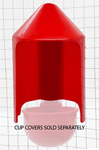 Automatic Chicken Water Cup Waterer Kit for Poultry 6-Pack