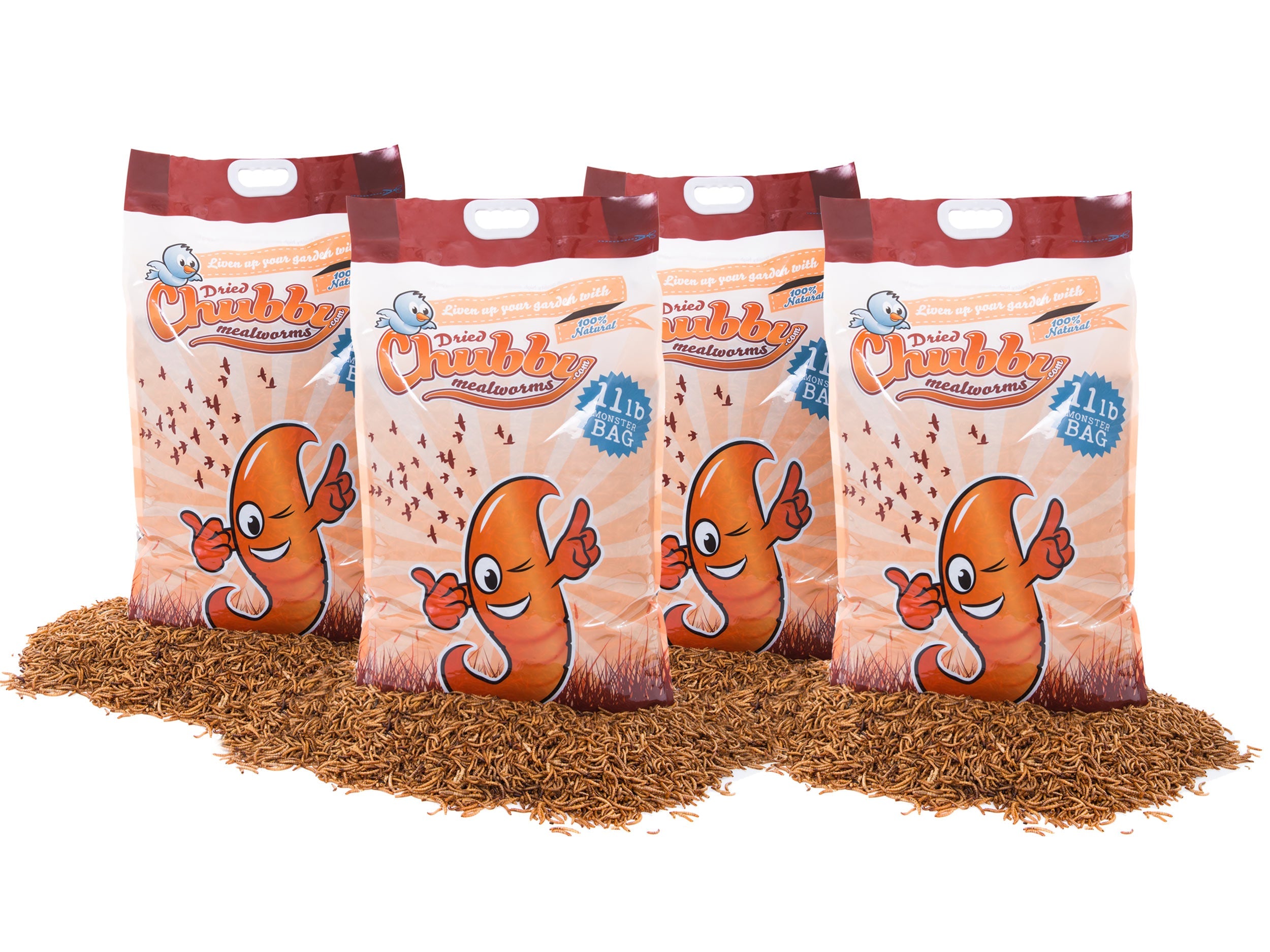 Chubby Dried Mealworms 44Lbs