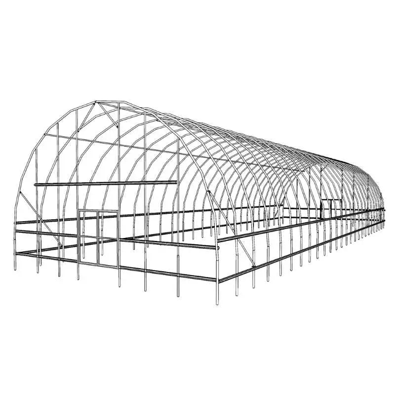 Bootstrap Farmer Hoop Coop Polytunnel 30' Round All-Metal Hoop House Kit